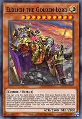 Eldlich the Golden Lord (Alternate Art) - RA01-EN019 - Quarter Century Secret Rare - 1st Edition